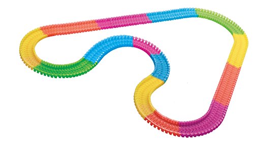Mindscope Twister Tracks Chameleon Color Capture (Color Sensing/Detecting) Racer with 12' Feet of Flexible Transparent Color Track