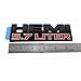 Set OEM New RAM 1500 Emblem Grille Rear Tailgate Badge 5.7 Liter Hemi Emblem 3D Nameplate Replacement for Ram 1500 2013-2018 Black 7pcs