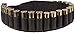 BRONZEDOG Handmade Leather Shotgun Shell Cartridge Belt Holder Bandolier Buttstock 12 Gauge for Rifles Hunting Ammo Pouch Bag