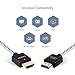 CableCreation Ultra Thin HDMI Cable Male to Male, 6ft 4K HDMI High-Speed Slim Low Profile Cable, Support 3D, 4K@60Hz, Audio Return Channel(ARC) for PS4, PS5, X-Box, Nintendo Switch etc, Braided, 1.8M