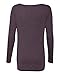 Next Level Ladies' Triblend Long-Sleeve Scoop XL VINTAGE PURPLE