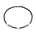 Zealmer Shoopic Magnetic Therapy Necklace Crystal Hematite Beads Choker Necklace