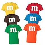 NuffSaid Youth Colorful M Candy Halloween Group Costume T-Shirt - Best Friend's Tee