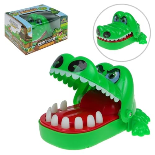 Jogo Dentista Crocodilo Morde Dedo Brinquedo Infantil Interativo para Crianças 3+ Anos
