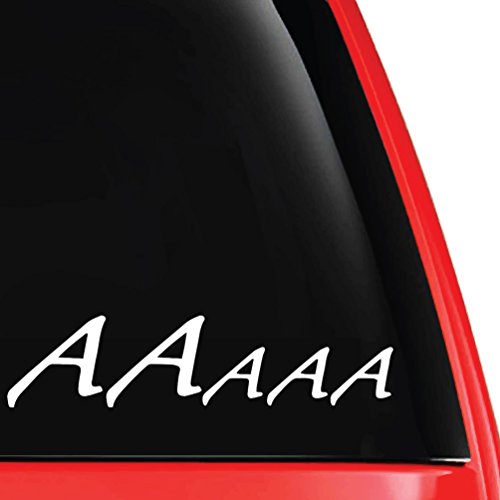 Dawkins A Symbol Skinny Darwin Decal Vinyl Car Laptop Sticker - EvolveFISH - White 5" x 1.5"