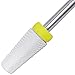 Pana Professional USA Ceramic White TAPERED Barrel Bit Nail Drill (Grit: EXTRA FINE - XF) 3/32