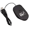 Amazon Basics 3-Button USB Optical Mouse Black