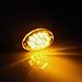 Areyourshop Front Rear LED Turn Signals Blinker Indicator Amber For Kawasaki NINJA 250R 2008-2012 Clear