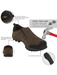 Mocasines con puntera de acero