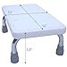 Bath Step Stool - Foot Step for Children, Adults, Seniors, Elderly, Handicap - Heavy Duty Portable Medical Bath or Kitchen Stepping Stool - by BrightCare