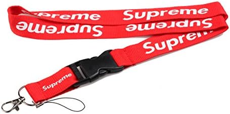 Supreme Lanyard Double-Sided Red Urban Streetwear. For Keychains, Neck Straps, Phones and Accessories. (2)