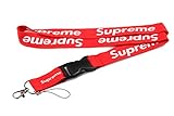 Supreme Lanyard Double-Sided Red Urban Streetwear. For Keychains, Neck Straps, Phones and Accessories. (1)