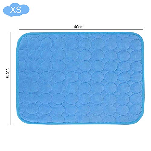 EKUPUZ Summer Pet Ice Pad Pet Sofa Pad Cold Feeling Ice Silk Cooling Pad Dog Cat Mat Cool Pad Waterproof Quick-Drying Non-Slip Washable Reusable Keep Your Pet Cool, Use Indoors Outdoors or in The Car