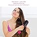 [Upgrated] Hot Air Brush, ONME One Step Hair Dryer & Volumizer Multi-functional 3-in-1 Salon Negative Ion Hair Straightener&Curly Hair Comb include 6pcs Plastic Alligator Hair Clips.