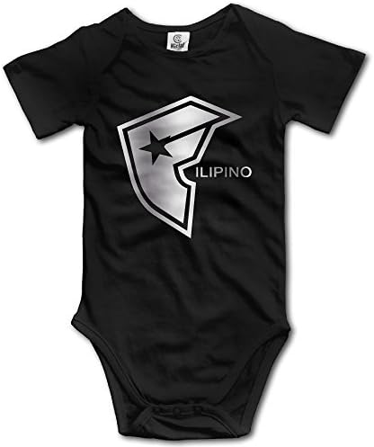 Famous Filipino Platinum Style Baby Romper Jumpsuit Black