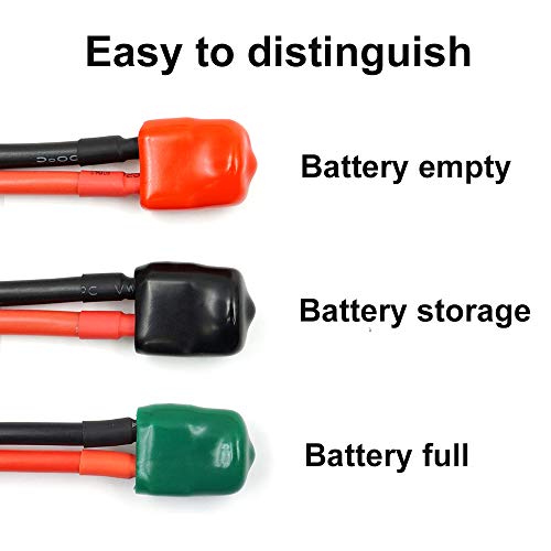 15 PCS XT60 Connector Rubber Cap Dean Plug Terminal Insulated Protective Cover Caps Case Sparkproof Charged/Discharged for Battery