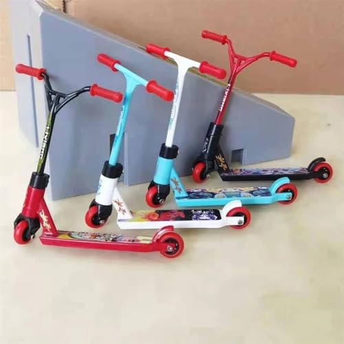 Red Random Finger Scooter Mini Two Wheel Scooter Children's Finger Training Toys Mini Finger Skateboards Finger Boards and Finger Bikes