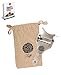 5☆ Truffle Slicer & Chocolate Shaver with Chic Fabric Bag, Recipe E-Book & PDF User Guide. Trim Those Truffles! Also Shaves Cheese, Garlic, Mushrooms & Veg! Premium Stainless Steel & Adjustable Blade