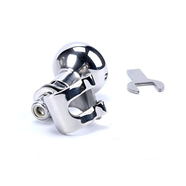 Amarine-made-Aisi-316-Stainless-Steel-Marine-Sport-Boat-Steering-Wheel-Knob-Maneuvering-Knob-S