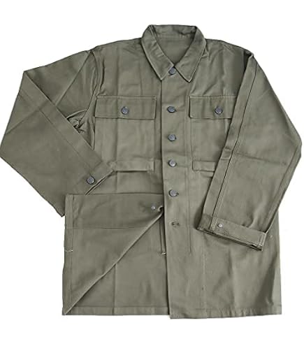 WW2 P41 Field Jacket Retro Men UsmcHBT Cotton Green Coat Vintage