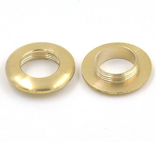 6 Sets 28mm Brass Grommet Eyelets For Canvas Clothes Leather Purse Backing Buckle
