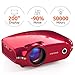 Projector, Crenova Home Video Projector, Portable Mini Movie Projector with 3200 Lux, 200