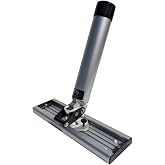 Boat Track System Kit with Fishing Rod Holder and Mounting Hardware, Aluminum Fishing Boat Track