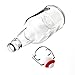Easy Cap Beer Bottles - Kombucha Bottles - 16 oz. - Clear flip top 6 pack - EZ Cap -- Original Cherry Blossom Hardware Bottles (6, Clear Mason Jar Bottles)