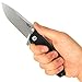 Zero Tolerance 0562 Pocket Knife; 3.5” S35VN Stainless Steel Blade, Stonewash Finish, Textured G-10 Front, Titanium Back Handle Scales, KTV Ball-Bearing Open, Reversible Pocketclip, Frame Lock; 5.5 OZ