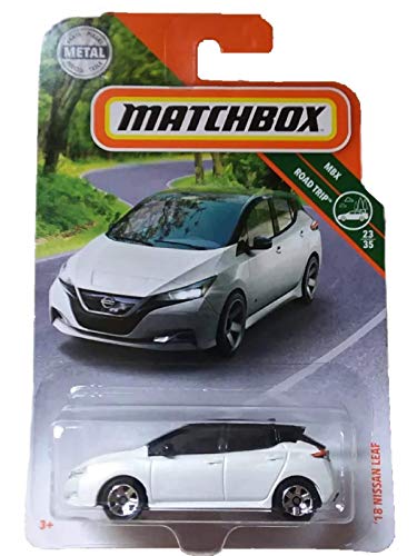 Matchbox 2019 MBX Road Trip '18 Nissan Leaf 91/125, White