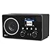 Ocean Digital Internet Radio WiFi Music Player WR282CD - Spotify FM Radios Antenna Tuner, Airmusic Control APP, Digital Speaker with 3.5mm Aux-in - Alarm Clock