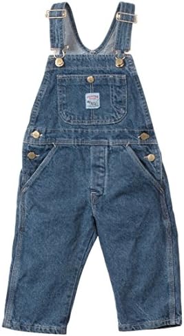 Pointer Brand Youth Washed Indigo Overall 12 Blue