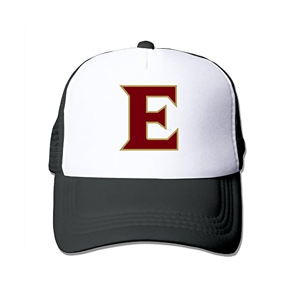 SAXON13-For-Men-Women-Baseball-caps-Meshback-Elon-University-E-Logo-Cap-Hats-Black