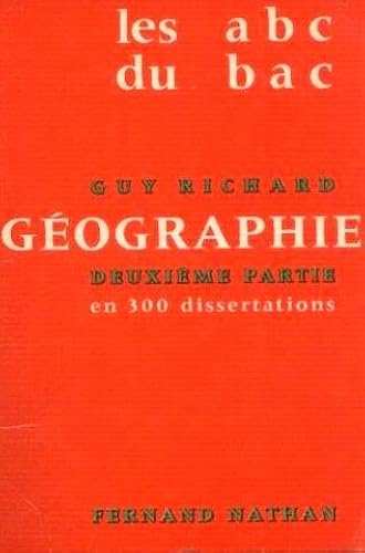 Download Géographie baccalauréat en trois cents sujets de dissertation. les abc des bac (2ème partie) PDF