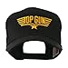 US Navy Top Gun Logo Embroidered Cap - Black OSFM