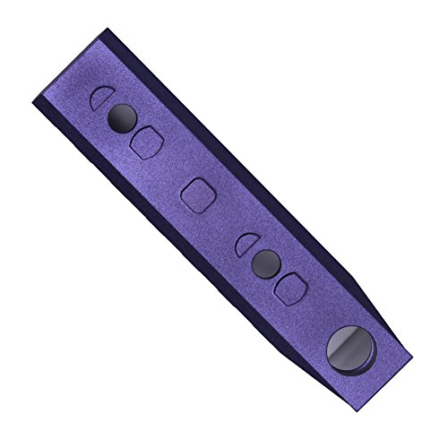 TuFok Mlok Rail Section Aluminum - M-lok Picatinny Rail Adapter Attachment, Rifle Rail Cover with 3/8" QD Sling Mount Swivel Socket(for Two Point Sling)(7-Slot,Purple) - Thumbnail 3
