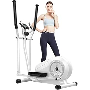 RJJBYY Advanced Bicycle Trainer, 3-In-1 Elliptical Cross Trainer Exercise Bike-Fitness Weight-Loss Workout Machine and Heart Rate Pulse Sensors
