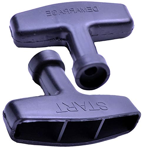 FLYPIG 2pcs Replacement Pull Start Recoil Starter Handle Grip Kit for Honda GX120 GX160 GX200 GX240 GX270 GX340 GX390 Lawnmower New 28461-ZH8-003 28461-ZE2-W02 （Pack of 2）