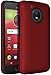 Moto E4 Case,SENON Slim-fit Shockproof Anti-Scratch Anti-Fingerprint Protective Case Cover for Motorola Moto E4 / Moto E 4th Generation,Red