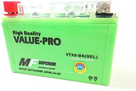 Amazon Vtx9 Bs Value Pro Gel バッテリー 充電済み Ytx9 Bs Ftx9 Bs Gtx9 Bs 互換 横置きok 液漏れ防止 エストレヤ ザンザス Zrx400 Zrx 2 Xjr400r Vrx400 Cb400sf スペイシー125 他 車 バイク 車 バイク