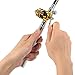 Lixada Pen Fishing Rod Reel Combo Set Telescopic Pocket Fishing Rod Pole + Reel Aluminum Alloy Fishing Line Soft Lures Silver