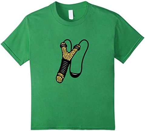 Kids Slinshot Funny T-shirt 8 Grass
