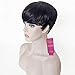 HOTKIS Short Human Hair Wigs Short Pixie Cut Wigs Glueless Short Hair Wigs for Women (SW802)