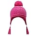 Vivobiniya Baby Winter Hats Toddler Girl Earmuff hat Knit Hats 0-4y (6-24m(16.5-18.8in Hc), Rose red)