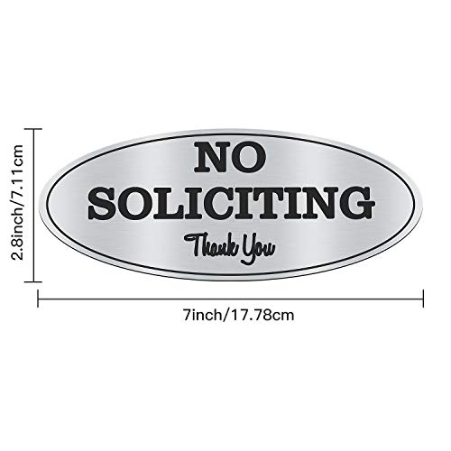 1 Soliciting+Self+Adhesive+Signboard+Unwanted+Visitors