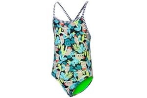 Dolfin Girl's Hang Tight Printed One Piece Swimsuit (Big Kid) Hang Tight