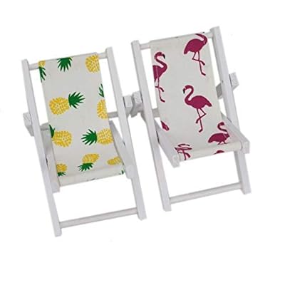 Buy Pomeat 2 Pcs Mini Wooden Beach Chair Cell Phone Holder Longue Deck Chair For Craft Dollhouse Accessories Online In Indonesia B07fzyz8bh