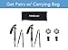 Trekology Trek-Z Collapsible Hiking & Trekking Poles - Balance Support for Seniors, Women, and Men, 2pc Per Set