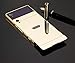 Sony Xperia XA Ultra Case, Ranyi [Mirror Series] Luxury Aluminum Metal Bumper Frame Detachable + Bling Mirror Hard Back Cover [Thin Fit & Slim] Case for Sony Xperia XA Ultra /Xperia C6 (rose gold)
