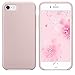 SURPHY Designed for iPhone SE Case, iPhone 8 Case, iPhone 7 Case, Liquid Silicone Phone Case for iPhone se 3rd 2nd SE 2022 SE 2020, Pink Sand